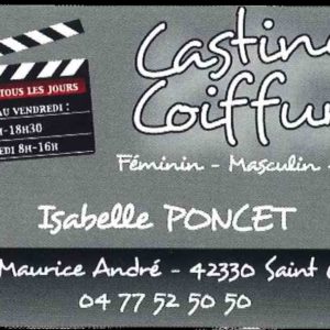 Casting coiffure